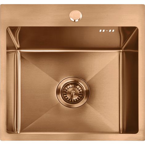 SINK REA LEO 40 BRUSH COPPER