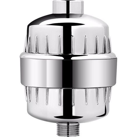Filtre de douche à 20 couches, filtre à eau pour pommeau de douche avec 3 cartouches filtrantes, système de filtration KDF contre le chlore résiduel, filtre anticalcaire pour douche (1/4)