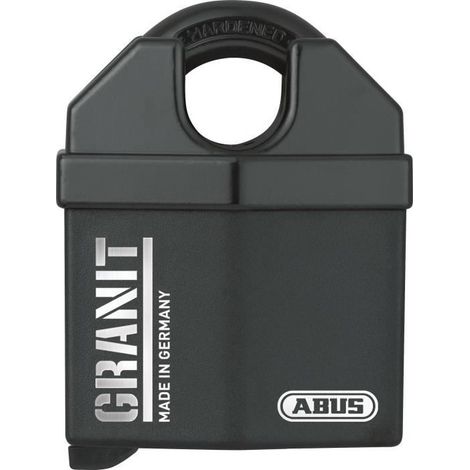 Abus – Cadenas haute sécurité 37/60 B/DFNLI Granit – Anse blindée en acier cémenté – Protection anti-corrosion – Norme EN 12320 – 2 clés