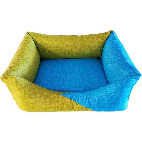 Cuccia in teflon per cani waterproof medora green blue cm 55