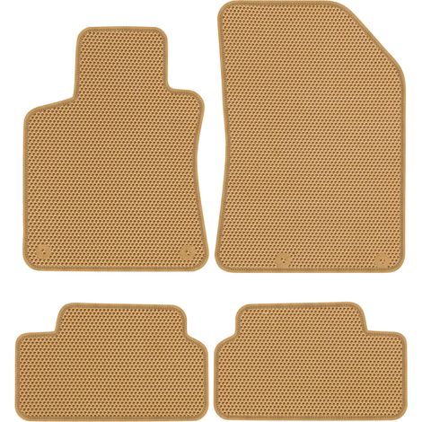 Peugeot 308 II SD HB (2013-2021). Tapis de sol dédiés - EVA beige alvéolé (1/5)