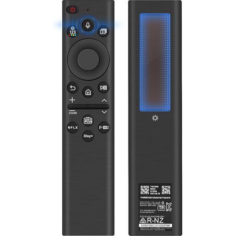 Télécommande de remplacement Samsung Smart TV solaire, BN59-01385A compatible avec TV Quadro Samsung Frame, Samsung 2021-2022 Smart 4K HD TV (Noir) (1/5)