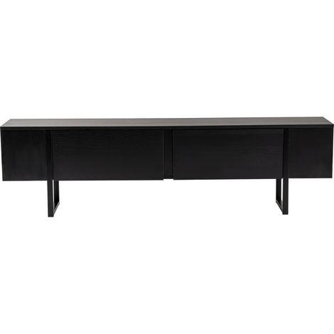 TV-Möbel aus Holz "Serenity" - 180 x 29 x 50 cm - Schwarz