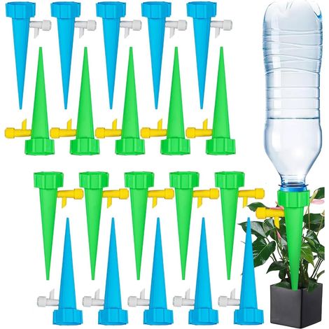 Kit d'arrosage automatique, 20 pièces, dispositifs d'arrosage réglables pour le jardin, le balcon, les plantes en pot, les plantes de jardin, les fleurs, l'extérieur et les plantes d'intérieur (1/5)
