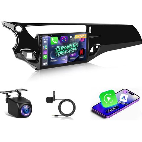 Autoradio Android 2G+64G pour 2009-2016 - sans Fil Carplay (1/5)
