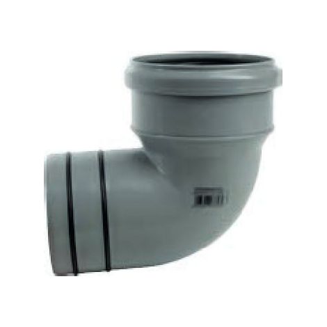 Curva in pp riduzione al  pvc diam. 110 / 100  valsir 45°  con oring (1/2)