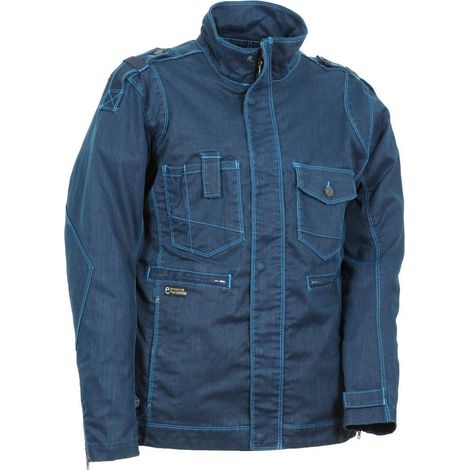 Profi Arbeitsjacke Jeans Cofra in versch. Farben blau 44 (1/5)