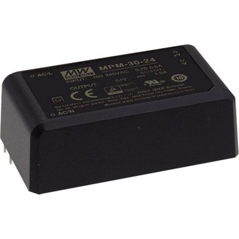 Mean Well MPM-30-12ST Alimentatore da circuito stampato AC / DC 12 V/DC 2.5 A (1/2)