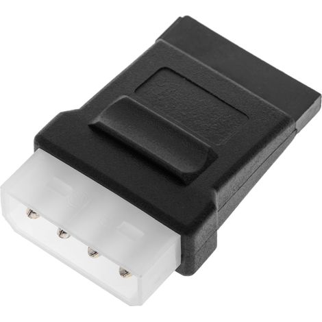 BeMatik - Adaptateur MOLEX 4P-M (5,25)  H-15P (SATA) (1/5)