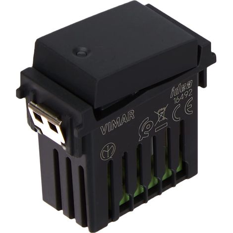 Vimar 16492 Idea Deviatore connesso VIEW Wireless con uscita a relè, per lampade, trasformatori e controllo remoto con doppia tecnologia Bluetooth 5.0 e Zigbee 3.0 (1/2)