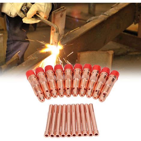 20 pièces de connecteurs de torche de soudage TIG WP17/18/26 et accessoires de serrage d'électrode (1/5)