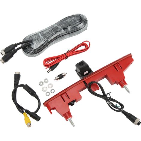 Caméra de recul grand angle 170° intégrée au feu stop, montage surélevé, remplacement pour Citroën Berlingo 2008-2016 (1/5)