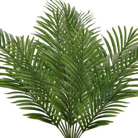 Briful Künstliche Palmwedel Kunstpflanze Textilpalme 5x 31/37/45cm Grün (1/5)