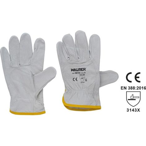 Guantes anticorte maurer talla 9 gris - u100019018