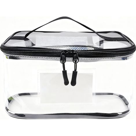 Borsa Porta Giocattoli – 24x17x13cm, PVC Trasparente Impermeabile con Manici Rinforzati – Design Pratico e Robusto – Ideale per Camera dei Bambini e Viaggi (1/5)