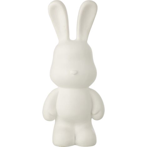Statue Lapin en Résine "Eddy" 59cm Blanc