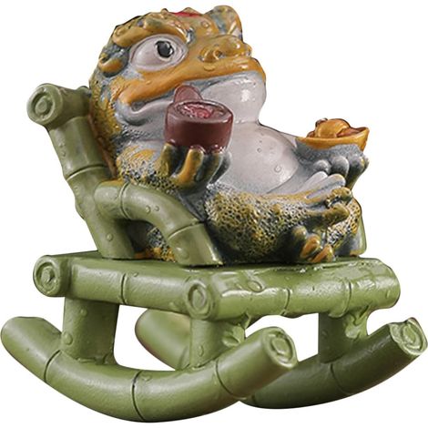 en r sine verte thermosensible figurine porte bonheur (1/5)