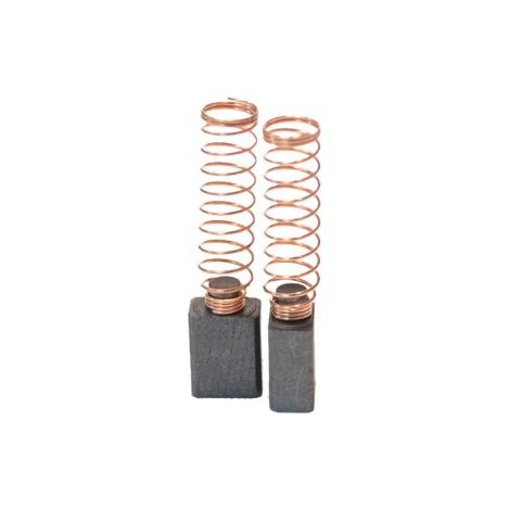 Juego de 2 carbones adaptables para AEG-Atlas Copco, Milwaukee. Dimensiones: 5 x 8 x 10 mm.