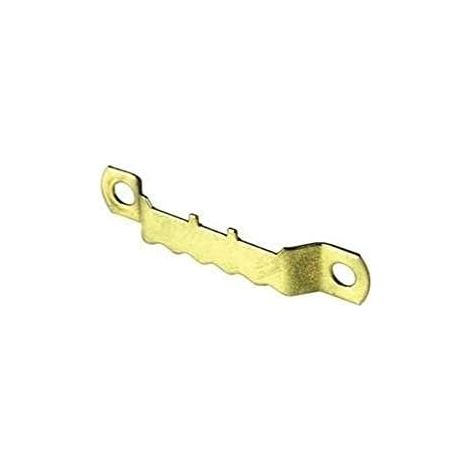 Lot de 24 crochets en dents de scie avec vis incluses 4,5 cm (1/2)