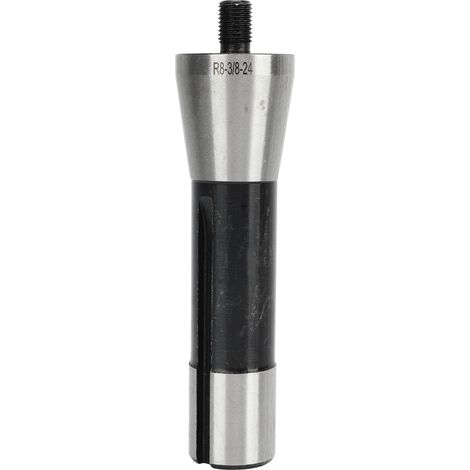 R8 Bohrfutter 3/8" Schaft, 121,1 mm Länge, Gewindeadapter zum Bohren, Gewindeschneiden und Fräsen an Werkzeugmaschinen.