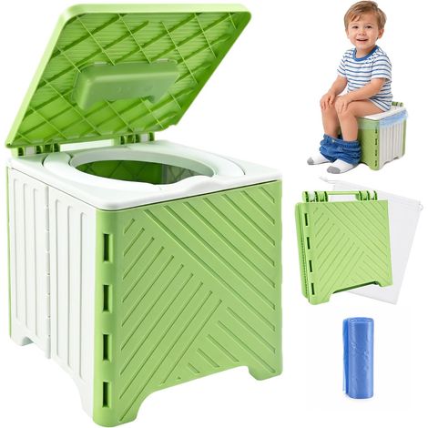 Pot Pliable Enfant - 1 Unité - PP Et PVC - Toilette Portable Anti-éclaboussures - Voyage Camping Voiture - Pour 1-3 Ans (1/5)