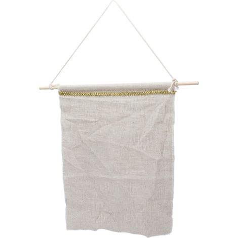 Sacs muraux en coton et lin pour boucles d'oreilles, rangement multifonction déco maison (1/5)