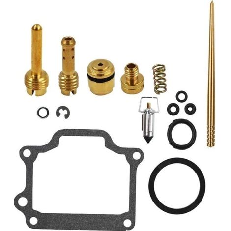 Kit di riparazione per carburatore compatibile con Suzuki LT80 (modelli 1987–2006), set completo di parti di ricambio con guarnizioni, membrane e spruzzatori.-lsw (1/2)