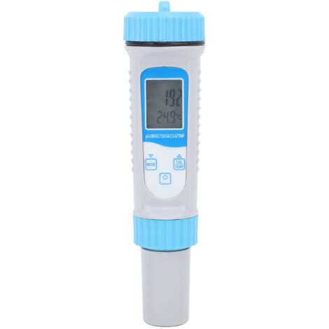 Stylo de Test de Qualité de l'Eau 7 en 1 avec Fonction Bluetooth et Écran Rétroéclairé pour Usage Domestique et Aquaculture - Expédié sans Batterie- (1/5)