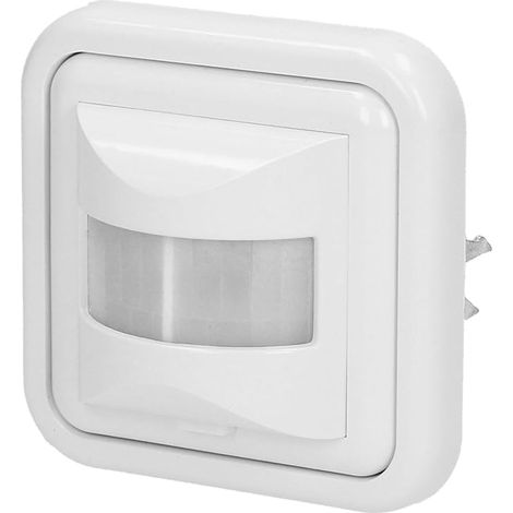 Wall-Mounted Motion Detector 160° 500W - Traditional Bulbs but Works with 5W - 125W LED (1/5)