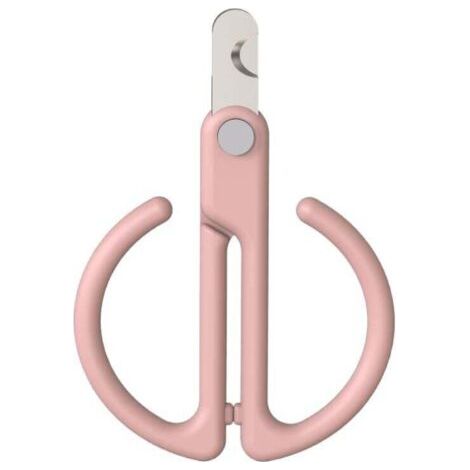 QORVA-Ciseaux coupe-ongles pour animaux de compagnie, coupe-ongles pour chiens et chats, coupe-ongles pour animaux de compagnie, fournitures pour animaux de compagnie, rose