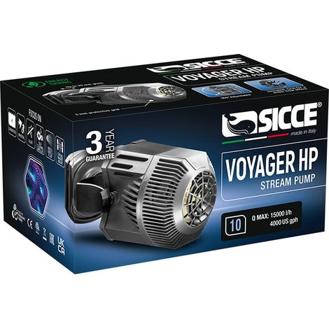 Sicce voyager 10 pompa di movimento per acquari dolce e marini 15000 litri/h (1/4)