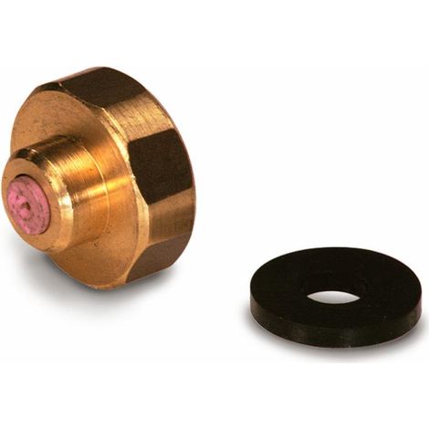 Testata in ottone completa con ugello in ceramica