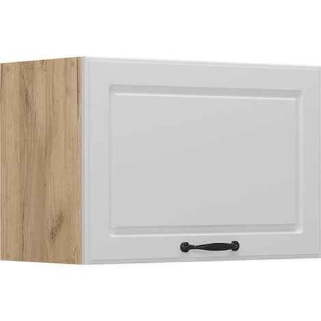 Elément haut de cuisine R-Line, Blanc campagne, 60cm Plat, Vicco