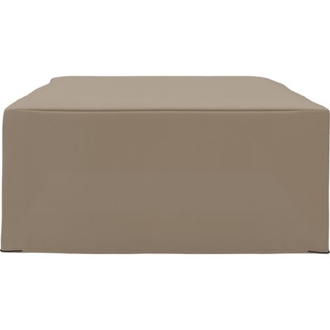 Housse de protection pour mobilier de jardin, résistante à le hiver et imperméable, en bâche Oxford, 275 x 205 x 90 cm, beige (1/5)