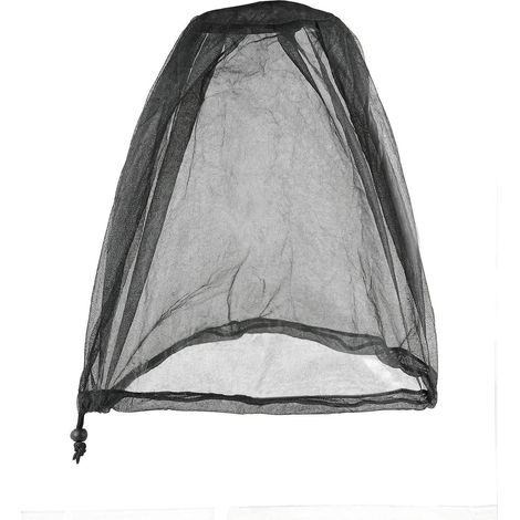 Voile anti-insectes pour tête, protection faciale en maille contre moustiques, moucherons, abeilles et autres insectes volants, filet respirant, couvre-visage, usage extérieur. (1/3)
