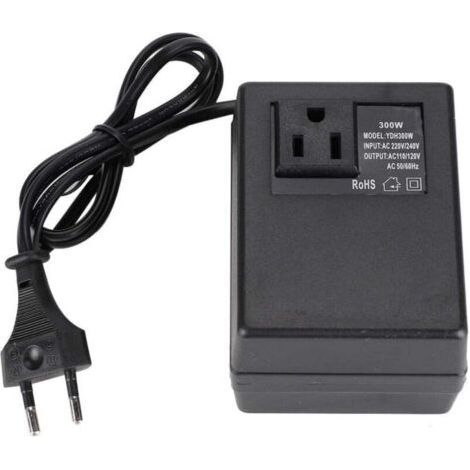 Spannungswandler 220 V auf 110 V, 300-W-Spannungswandler 220 V auf 110 V, Netzteil 220 V auf 110 V, Spannungswandler mit EU-Stecker, Leistungstransformator (1/5)