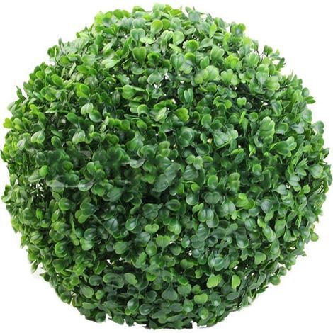 Plante Verte Artificielle en Plastique, Boule Décoration Maison Extérieure Décoration de Fête de Mariage Plantes Boule d'herbe pour Fête Jungle Plage Décorations de Thème (1) (1/5)