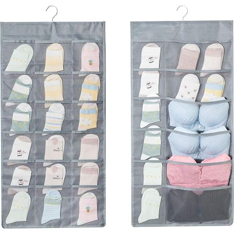 (Grau – 30 Taschen) Hängeaufbewahrung – Hängeschrank mit 30 Taschen (1/5)