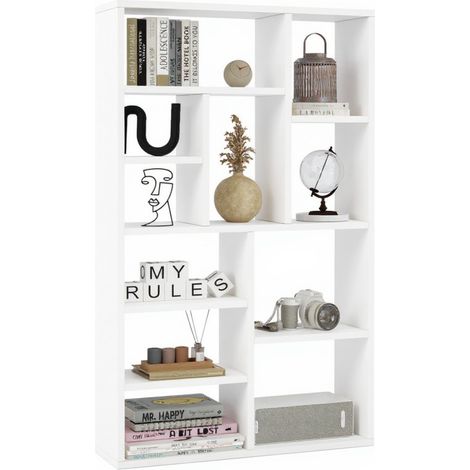 Etagère 11 Niches Séparateur de Pièce Design Blanche L 90 H 123.6 P 22 cm (1/5)