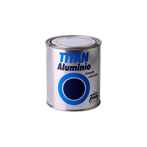 Esmalte aluminio exteriores 250ml titan