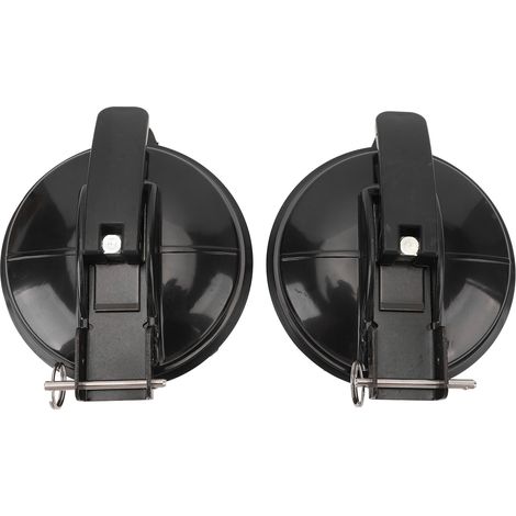 Ortviai Support pour Store de Camping – 1 Paire de Fixations à Verrouillage pour VW T4/T5/T6/T7/ID.Buzz – Noir