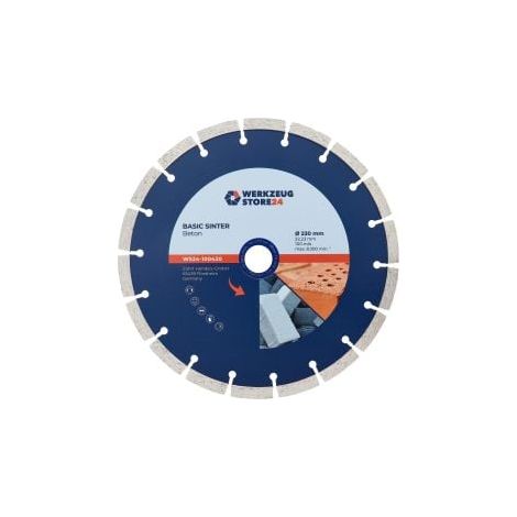 WS24 disco diamantato Basic sinterizzato calcestruzzo 230 mm - WS24-100430 (1/5)