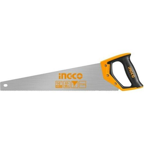 Segaccio a mano Sega da falegname per legno e Siporex lama - da 450 mm (1/2)