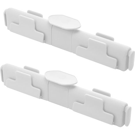 Pince de tri des ordures en deux parties - Accessoires de cuisine pour poubelles humides et sèches - Pince de séparation des ordures humides et sèches (Blanc) -9,1  2,9 cm (1/2)