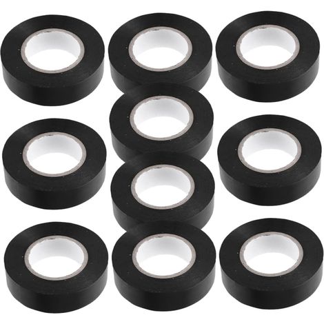 Ruban isolant en PVC noir résistant à la chaleur, lot de 10, pour (1/5)