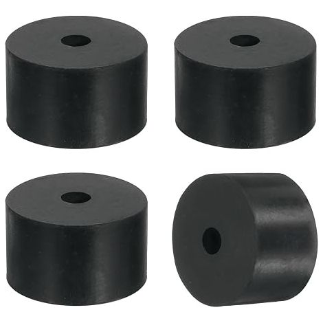 4pcs Rubber Washer 50mm OD x 12mm ID x 30mm Thickness Plastic Spacer Flat Anti-Vibration Round for Domestic Industrial Machines (1/5)