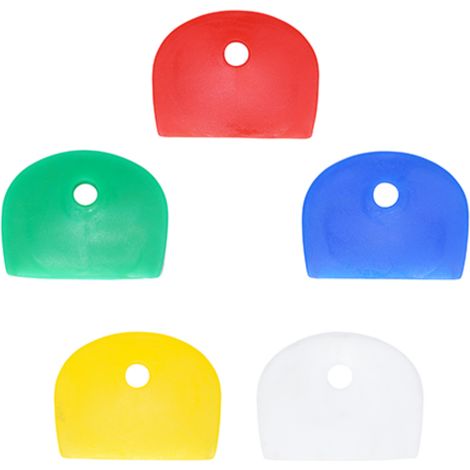 Timco Coloured Key Caps - Mixed Colours (10 Pack)