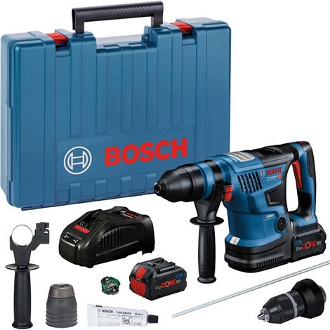 Bosch 0611914072 GBH 18V-34 CF Pro BITURBO SDS-Plus Rotary Hammer 18V 2 x 8.0Ah ProCORE18V Li-ion BSH611914072 (1/5)