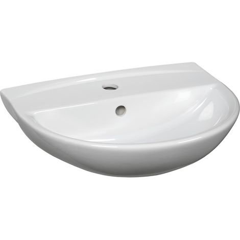 Lavabo S-Line Pro 58,5x42,5 cm trou pour mélangeur au milieu (SIKOSSLPRO6042)