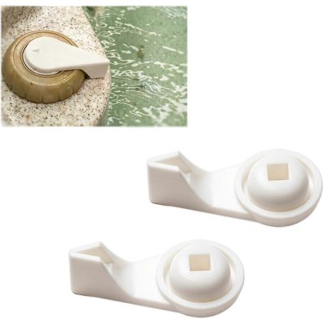 Poignée de rechange pour inverseur de spa (lot de 2) bouton de commande d'eau 38 x 193 po interrupteur de vanne (1/3)